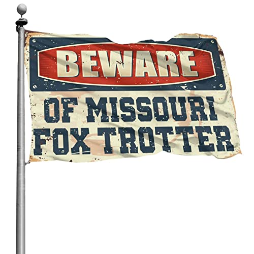 Drapeaux tendance pour chambre Beware of Missouri Fox Trotter Abipuir deco ado
