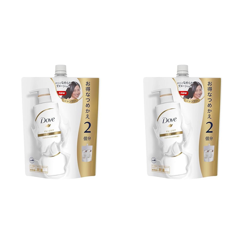 Amazon | Dove ダヴ ダメージケア シャンプー つめかえ用 700g (× 2