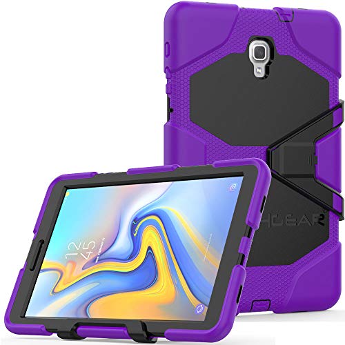 Coque Galaxy Tab A 10.5, TECHGEAR G-Shock Étui Solide pour Samsung Galaxy Tab A 10.5' - Housse Rigide Haute Protection Anti-Choc avec Support Amovible Compatible pour Galaxy Tab A 10.5 2018 (SM-T590)