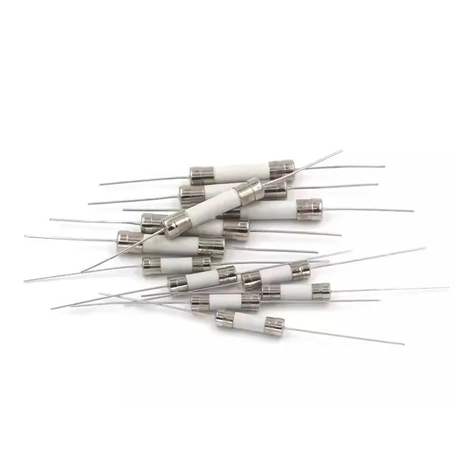 Bezpiecznik ceramiczny szybki, 10 szt. 5 x 20 mm ceramiczny bezpiecznik zwłoczny rurkowy z bolcem 250 V 0, A 1 A 2 A 3 A 4 A A 6 A 7 A 8 A A 12 A 15 A A 25 A 30 A (0, A)(5A)