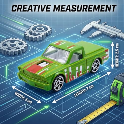 Image of GENIE'S TOY BUS Color Changing Die-Cast Racing Car I 1:64 Scale Temperature Sensitive Paint Sports Car I Change Color with Water I Kids Collectible Toy for Ages 3+ I Best Birthday Gift for Kids