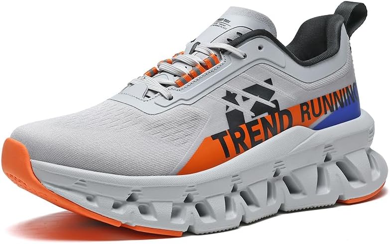 Men's Breathable Walking Shoes Non Slip Tennis Athletic Sneakers Comfortable Running Gym Workout Jogging Cross Training Shoe