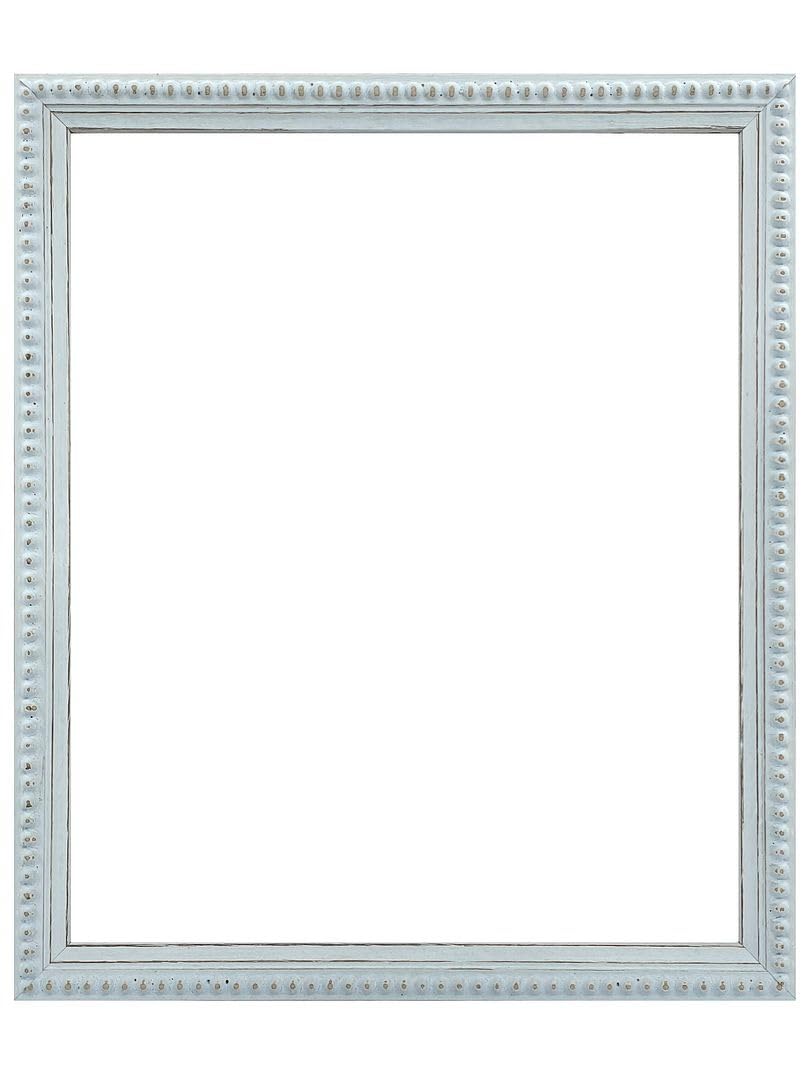 Frames By Post Pale Blue Crown Bobbin Wooden Picture Frame A2