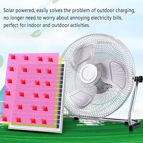 Ventilatore ad energia solare da 15 W per la circolazione dell'aria di serre e pollai, ideale per il raffreddamento estivo e il campeggio