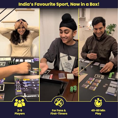 Cricket Champions Boardgame Light Strategy Dice Game miniatura 2
