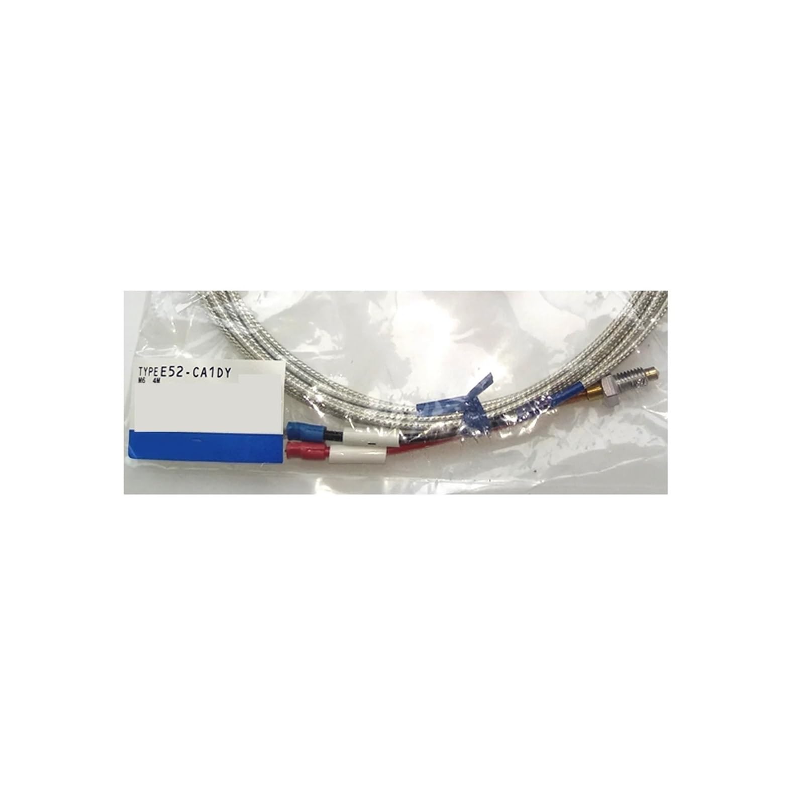 P0Z9J7F Temperature Sensor, Thermocouple Switch, E52-CA1DY M6, 1m, 2m, 4m
