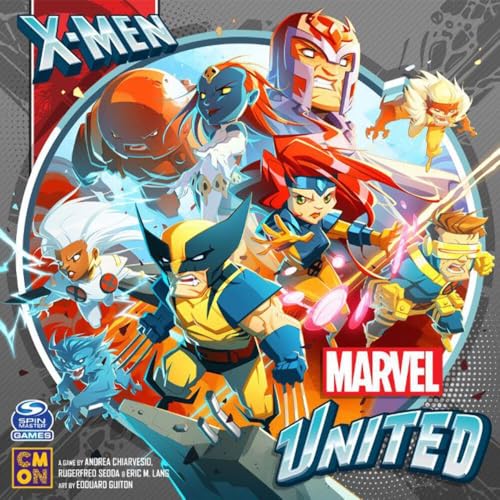 CoolMiniOrNot | Marvel United: X-Men | Cooperative Board Game | Ages 14+ | 1-5 Players | 45 Minutes Playing Time