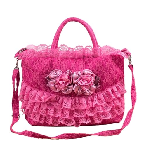 Sac bandoulière dentelle florale rétro léger pour soulager vos épaules