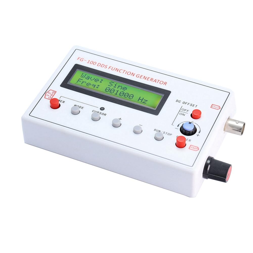 FG-100 DDS Funzione Generatore di Segnale Contatore di Frequenza 1 Hz - 500 KHz Modulo Sinus + Quadrato + Triangolo + Forma d' a denti di