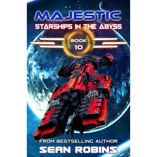 Majestic Audiolibro Por Sean Robins arte de portada