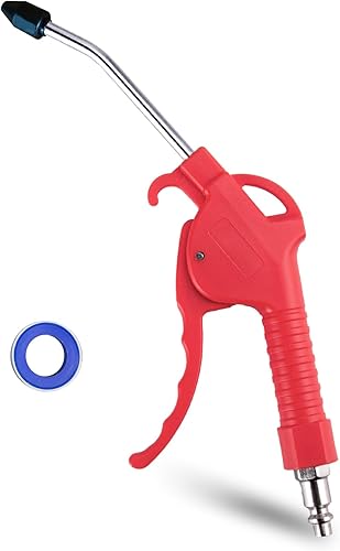 Pistola de soplado de aire, pistola de soplado de boquilla de aire de 4 pulgadas, accesorios para compresor de aire y herramienta de limpieza de