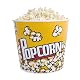 Popcorneimer Balvi – Popcornschüssel aus Kunststoff mit 2,8 l Volumen