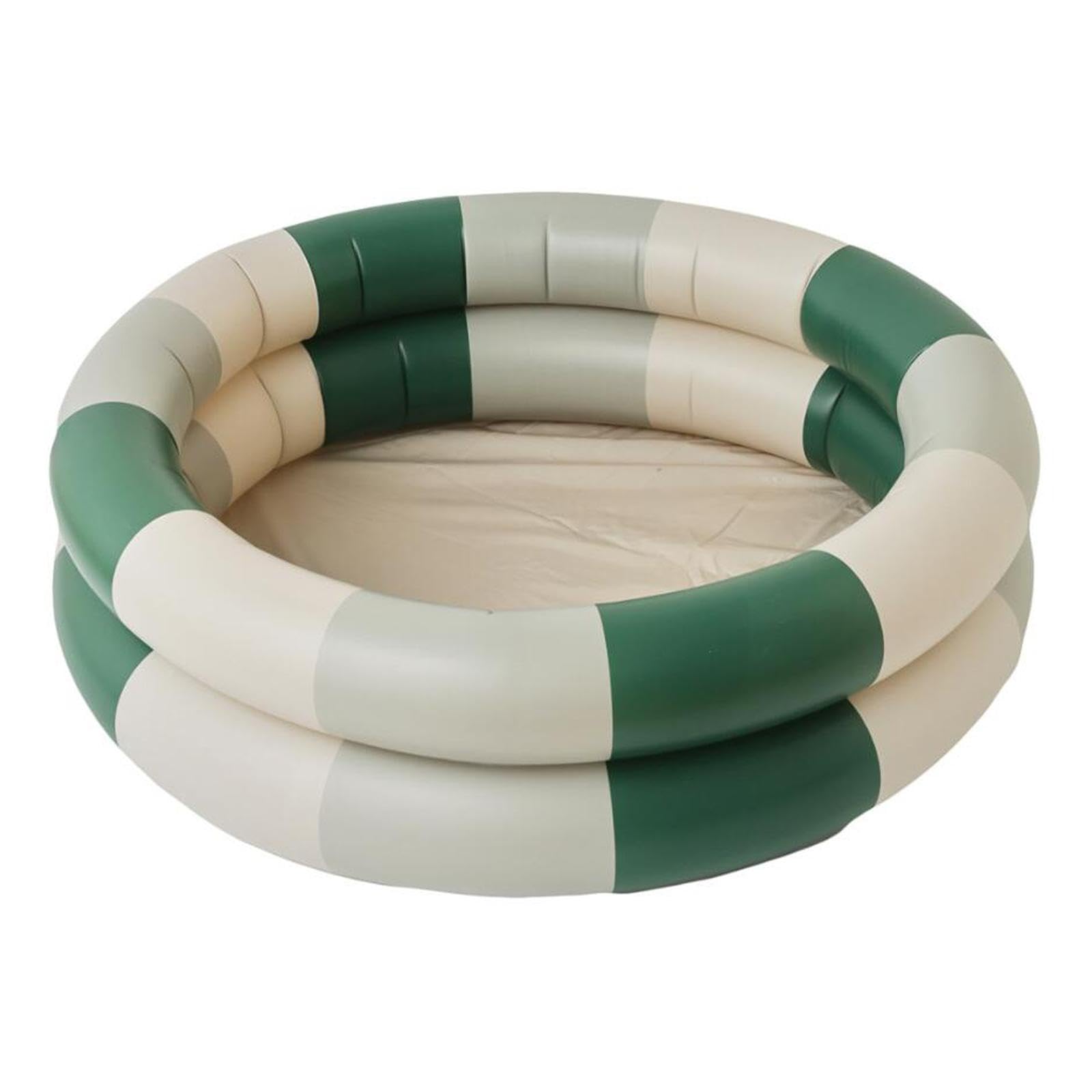 MYADDICTION Baby Paddling Pool Bathtub Girls Boys Inflatable Kids Swimming Pool Floats Green 1.2m-image-9