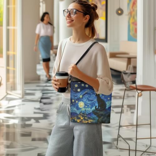Image of HUGS IDEA Boho Bags for Women Leather Handbag Shoulder Bucket Crossbody Purse