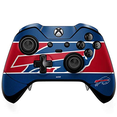 Skinit Decal Gaming Skin Compatible with Xbox One Elite Controller - Officially Licensed NFL Buffalo Bills Zone Block Design