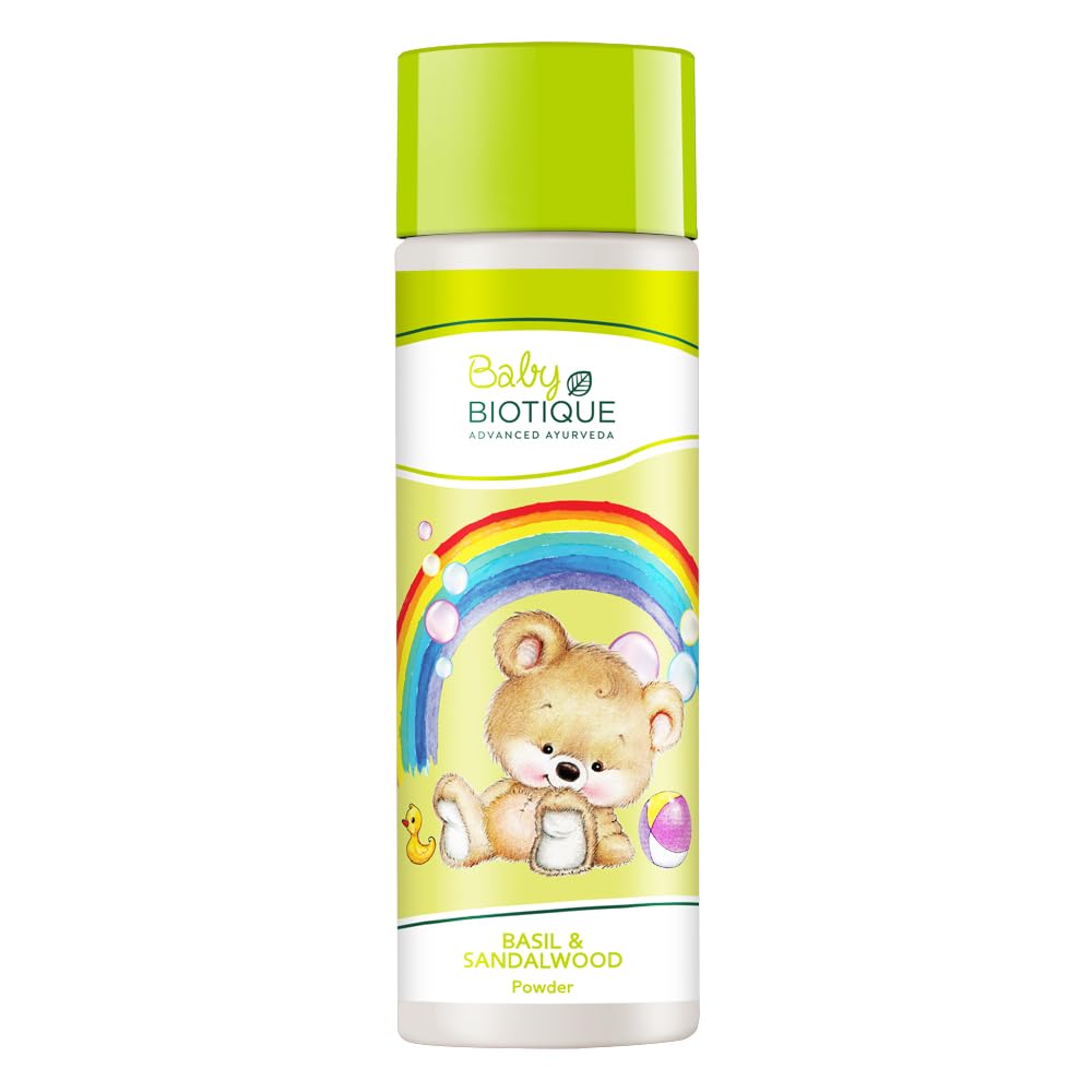 Biotique Disney Mickey Baby Powder, Basil and Red Sandalwood (150g)