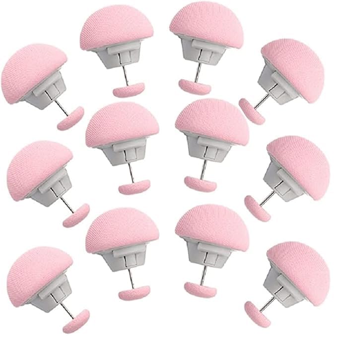 Blanket Clips, Duvet Cover Holding Clips, Quilt Clip Fasteners, Non-Slip Comforter Clips, Prevent Duvet Cover Sheets, Curtains Or Bedding Accessories from Shifting(Pink.White Pack of 12)-image-31