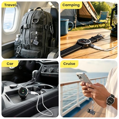 USB C to Watch Charger Cable Adapter Compatible with Garmin 3-Pack - image 7
