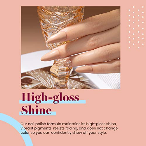Image of Beetles Brown Gel Nail Polish, 15ml Kim Neutral Gel Polish Beige Tan Nail Soak Off Uv LED Nail Lamp Gel Nail Polish Nail Art Manicure Salon DIY Home