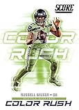 2018 Score Color Rush #9 Russell Wilson Seattle Seahawks Football Card