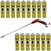 Produktbild Unkrautvernichter Unkrautbrenner Unkrautreiniger Brenner + 16x Gaskartuschen 330g mit Piezo-Zündung Abflammgerät Flammspritzpistole Gasbrenner Bunsenbrenner Lötbrenner Unkrautreiniger Lötlampe