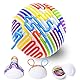 Sensorik Spielzeug für Kinder ab 3+ und Erwachsene,Montessori Silikon Sensory Fidget Spiel Toys,Autismus Spielzeug mit 16 Zählstangen Schnüren
