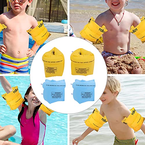 INOOMP 4 Peças Flutuadores De Braço Para Piscina Infantil Flutuadores De Braço De Água Anel Flutuant