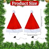 Zoom IMG-1 cappello di natale dell animale Zoom IMG-1 cappello di natale dell animale