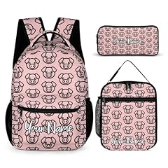 Pig Backpack 1 With Lunch Bag Pencil Bag Custom