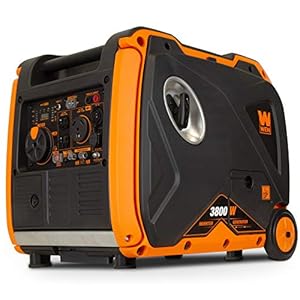 WEN 3800-Watt Inverter Generator, Electric Start, RV-Ready, Portable and Super Quiet with Fuel Shut-Off (56380i)