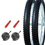 DUROMONDO 2 Pack 20x2.125 Mountain Bike Tires Set - 30TPI Puncture-Resistant MTB...