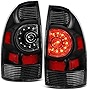 ALZIRIA LED Tail Light Rear Brake Lamp Compatible With 2005 - 2015 Toyota Tacoma Driver and Passenger Side