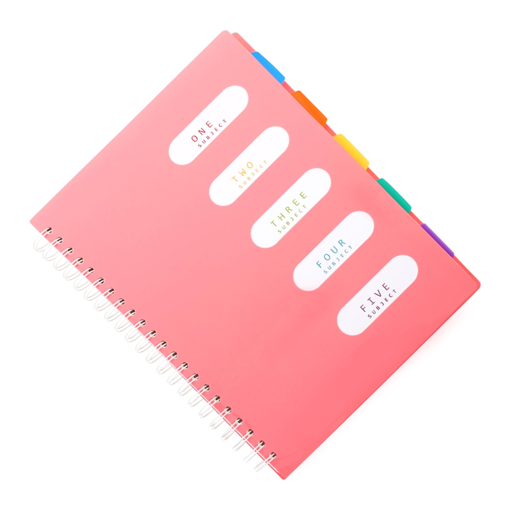 Quaderno Spirale Linguette Quaderno Tascabile per Appunti Materiale Scolastico Universitario Multifunzione