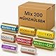 AF® - 200 Münzhülsen mannigfach | 25 Münzrollen für 2 euro, 1 euro, 50cent, 20cent, 10cent, 5 2 und 1 cent, 25 Münzrollen Kunststoff x 8 Münzen