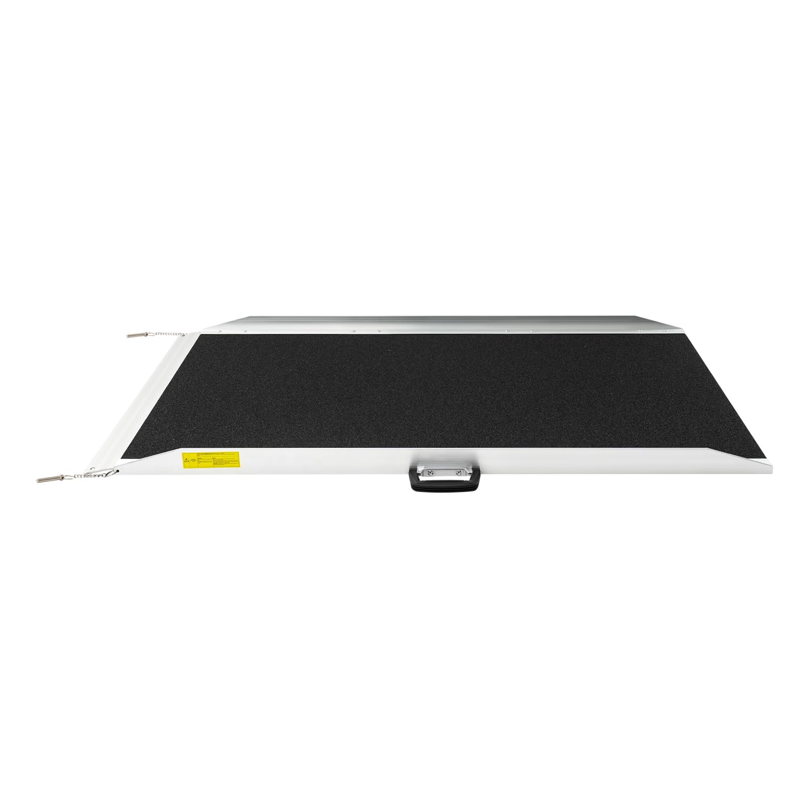 Rampa para silla de ruedas de 122 cm, soporta hasta 272 kg, de aluminio, para silla de ruedas, con superficie antideslizante, rampa de acceso para silla de ruedas, andador, escalones y umbrales de