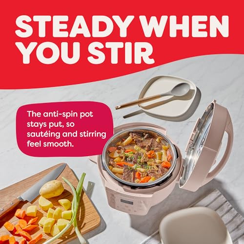 Image of Instant Pot 4QT RIO Mini 7-in-1 Multi-Cooker, Pressure Cooker, Slow cook, Saute, Steam, Rice Maker, Yogurt, & Warmer, Rosewater, 4 Quarts
