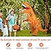 YEAHBEER Inflatable Dinosaur Costume Adult,T-Rex Dinosaur Costume for Men,Funny T-Rex Blow Up Costume for Halloween Dress & Party Cosplay (Brown)