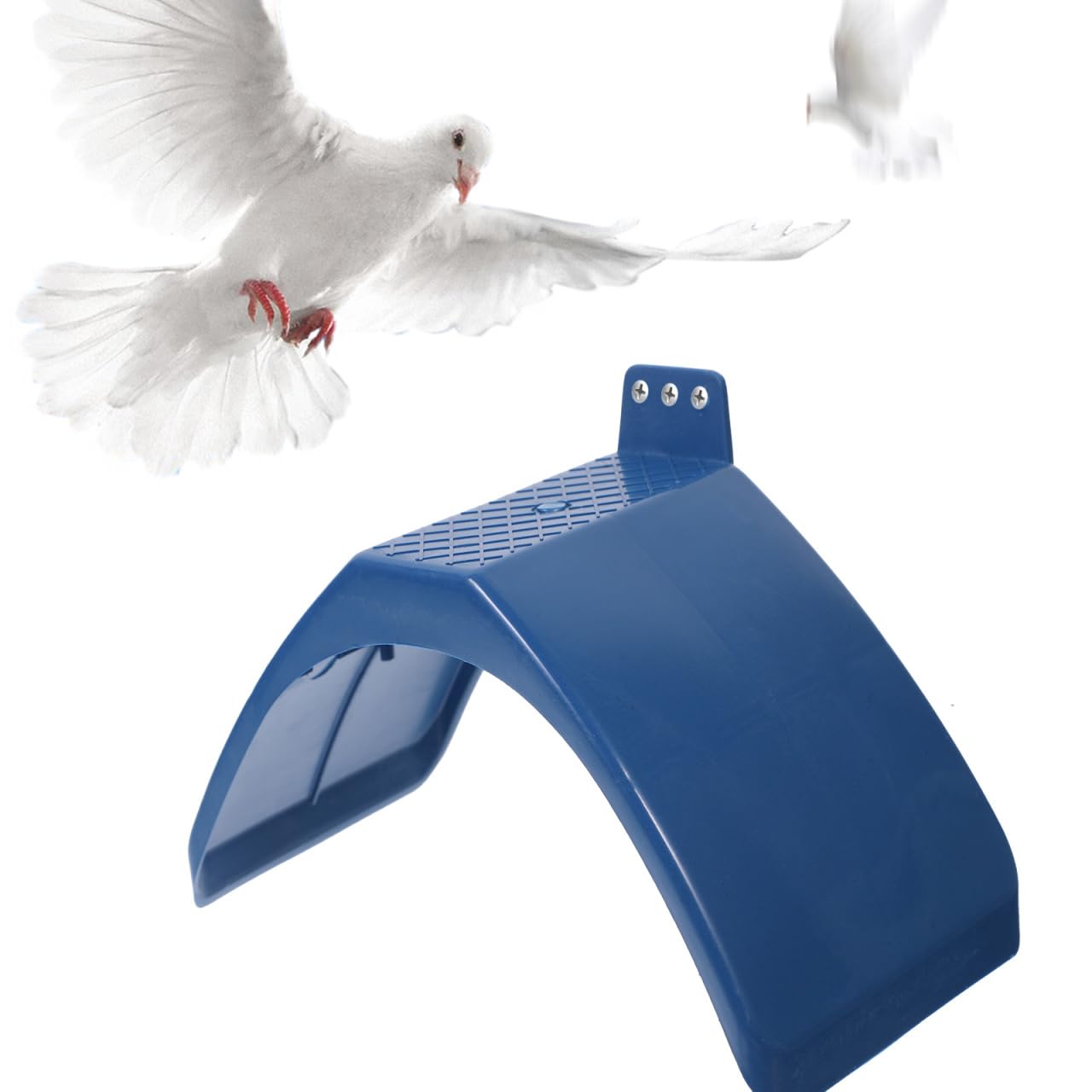 Alipis Posadero para Palomas De Plástico 30 Piezas Soportes De Descanso para Palomas con Orificio De Tornillo Base Redondeada Y Espacio para Jaulas De Pájaros Aves Y Loros