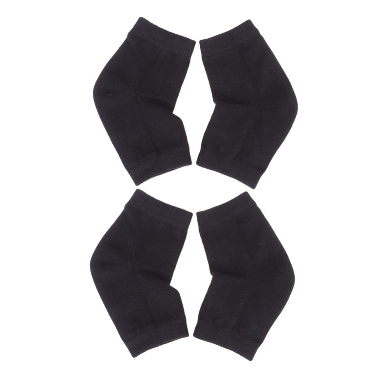 Healeved 6paia Socks Gel Protettivi Per Talloni Di Calze Idratanti Anti-crack Nere Per Dei Piedi e Comfort Notturno