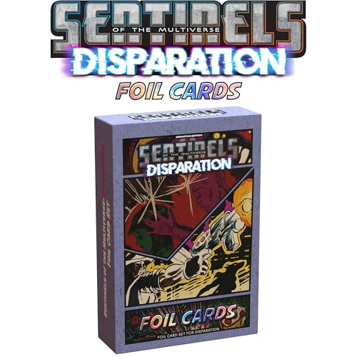 Image of Greater Than Games: Sentinels of The Multiverse: Disperation - Foil Card Pack 3, Cooperative Strategy Board Game Accessory, Premium Component Upgrade