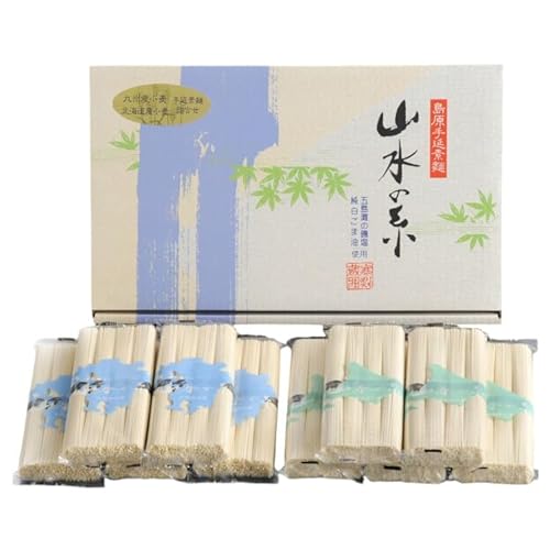 AD082島原手延素麺 詰合せ(・九州産小麦素麺 50g×4束×5袋 ・北海道産小麦素麺 50g×4束×5袋)