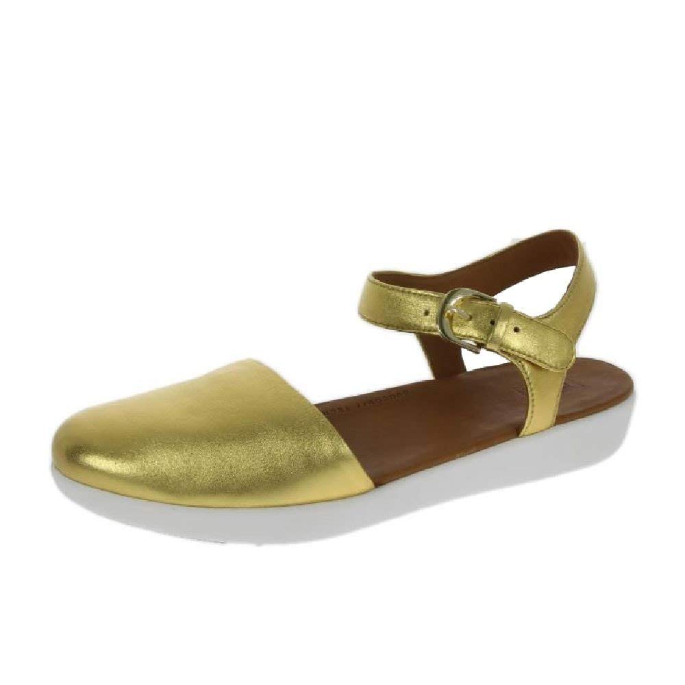 Fitflop Women's Cova Ii Quarter Strap-Leather Closed Toe Sandals