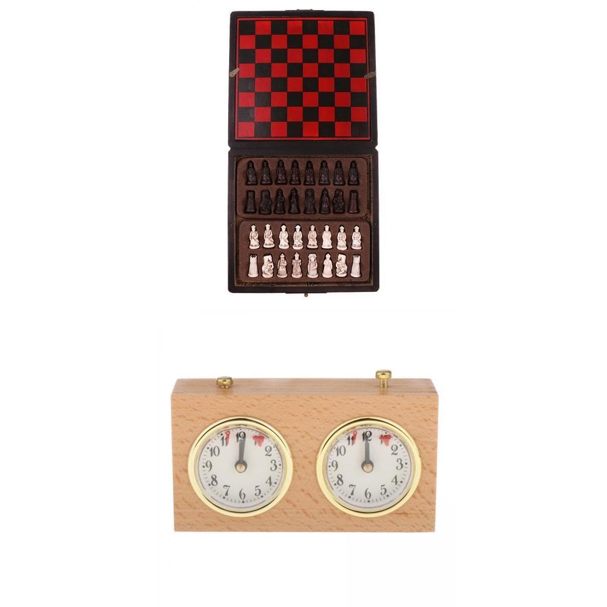 ATORSE Toy Analog Chess Clock Timer for Board Game and Chinese Set-Toys & Hobbies-Games-Chess-Contemporary Chess-image-28