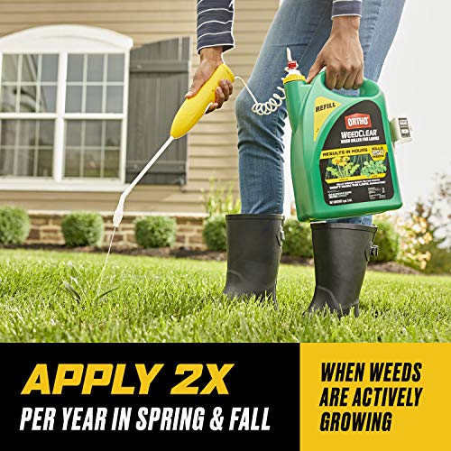 Image of Ortho WeedClear Weed Killer for Lawns: Refill, Won't Harm Grass (When Used as Directed), Kills Dandelion & Clover, 1 gal. (Pack of 2)
