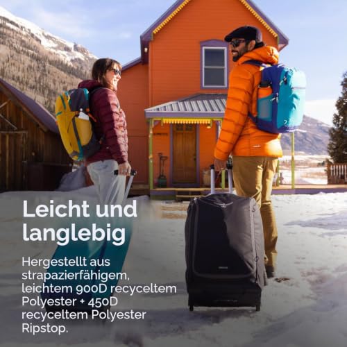 Osprey Daylite Reise-Duffel mit Rollen, 85L, Black – Ansicht 3
