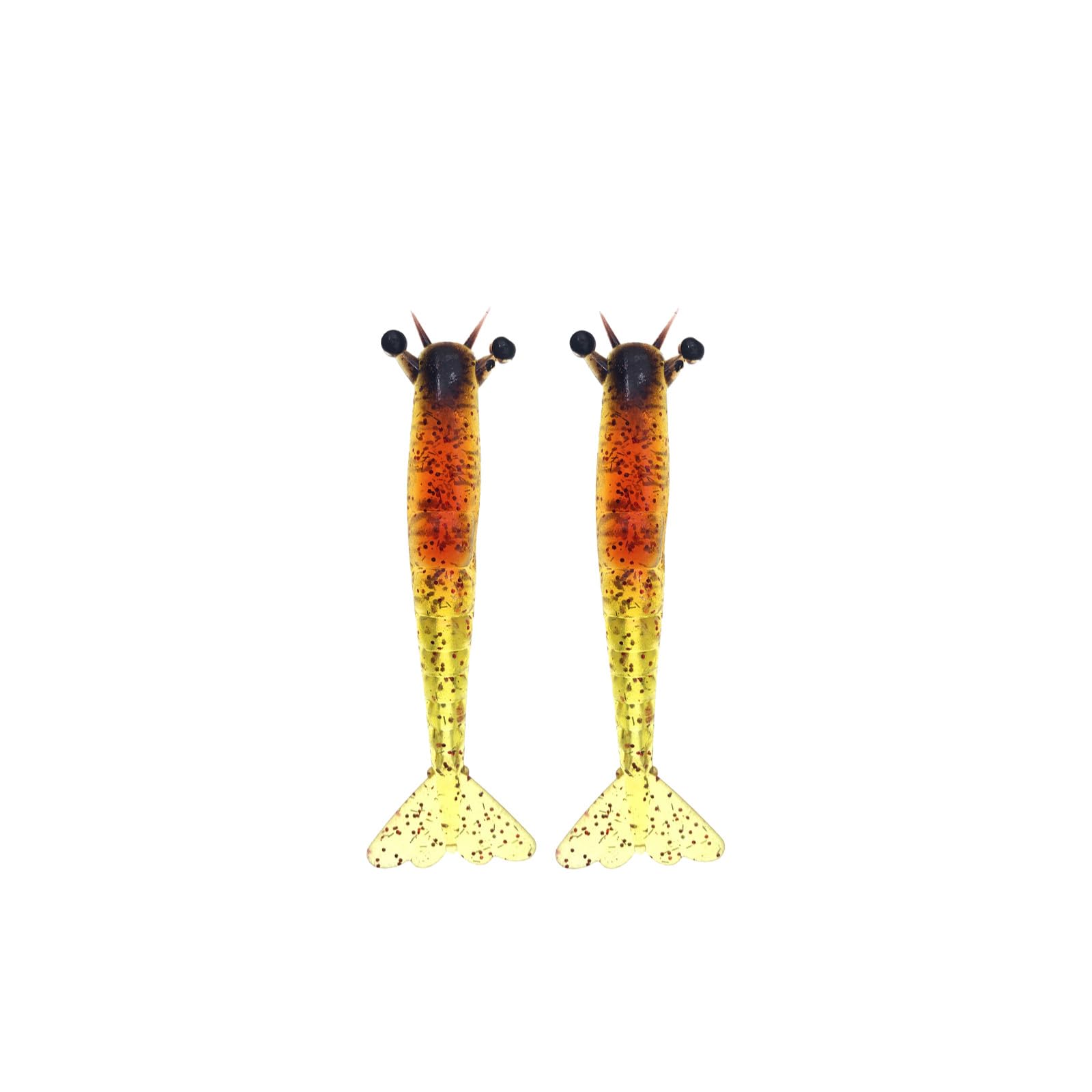 Buxuaaaa Silicone Lures Artificial Fishing Baits Lure 9.5cm / 11.5cm 6g / 10g Shrimp Swimbait Fishing Tackle 2pcs Silicone Baits Saltwater Tackle