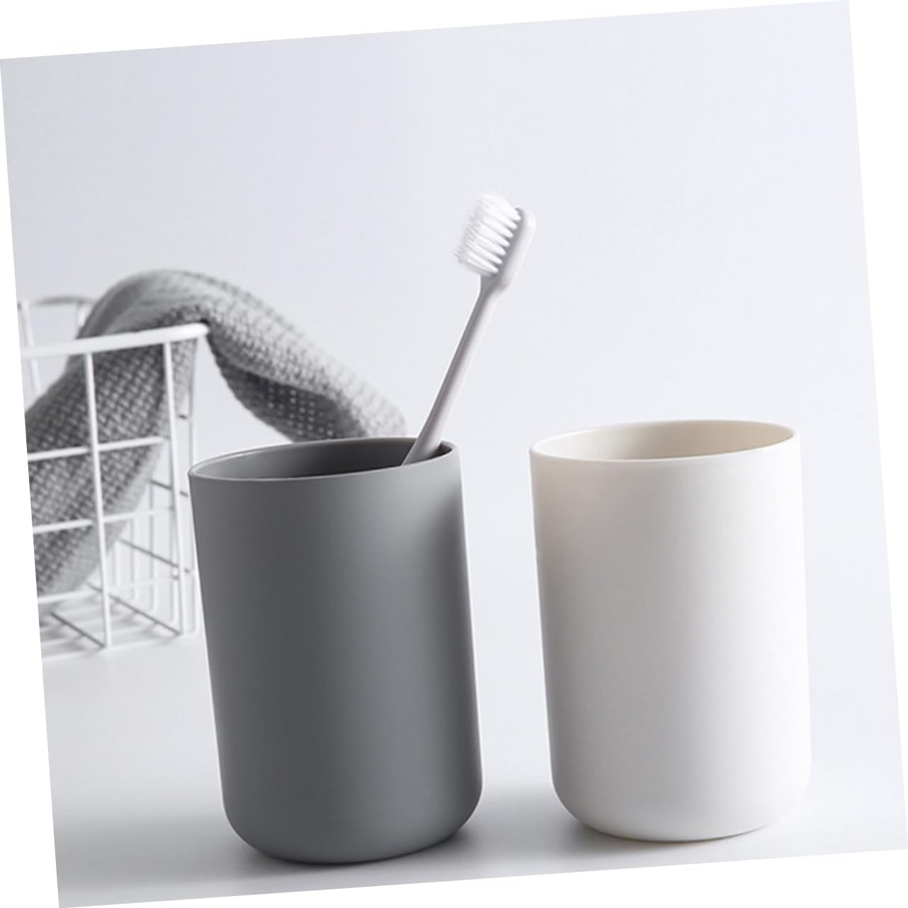 Garneck 15 Pezzi Tazza Tazze per Lavaggio Bocca Porta Spazzolino Riutilizzabile Tazze Multiuso per Spazzole Bicchieri per Bere Bicchiere da Viaggio Tazze per Risciacquo dei Denti Porta