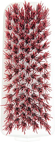 Image of SPARTA 4002405 Ergonomic Iron-Shaped Handle Scrub Brush, 6 inch, Red