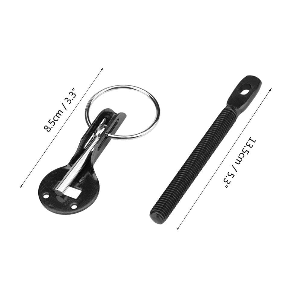 Cierre Capo Muelle, Racing Hood Pins Latch Catch Pin, Kit de Rally, Cierres de Seguridad para Coche/Carreras de Coches Deportivos