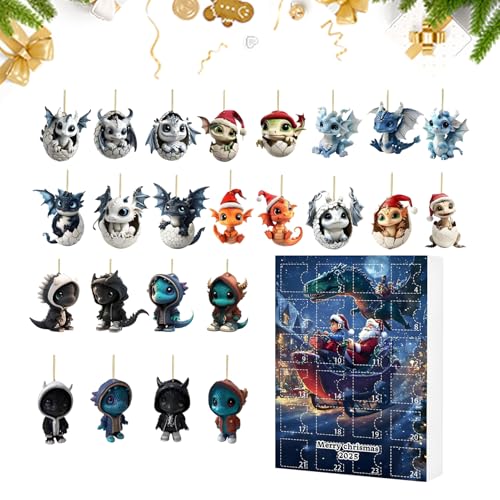 Compte à rebours du Dragon de Noël pour décorer le salon et le sapin en famille